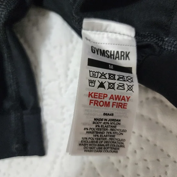 Gymshark Women's Black Gym Shorts. NWOT - Picture 3 of 3